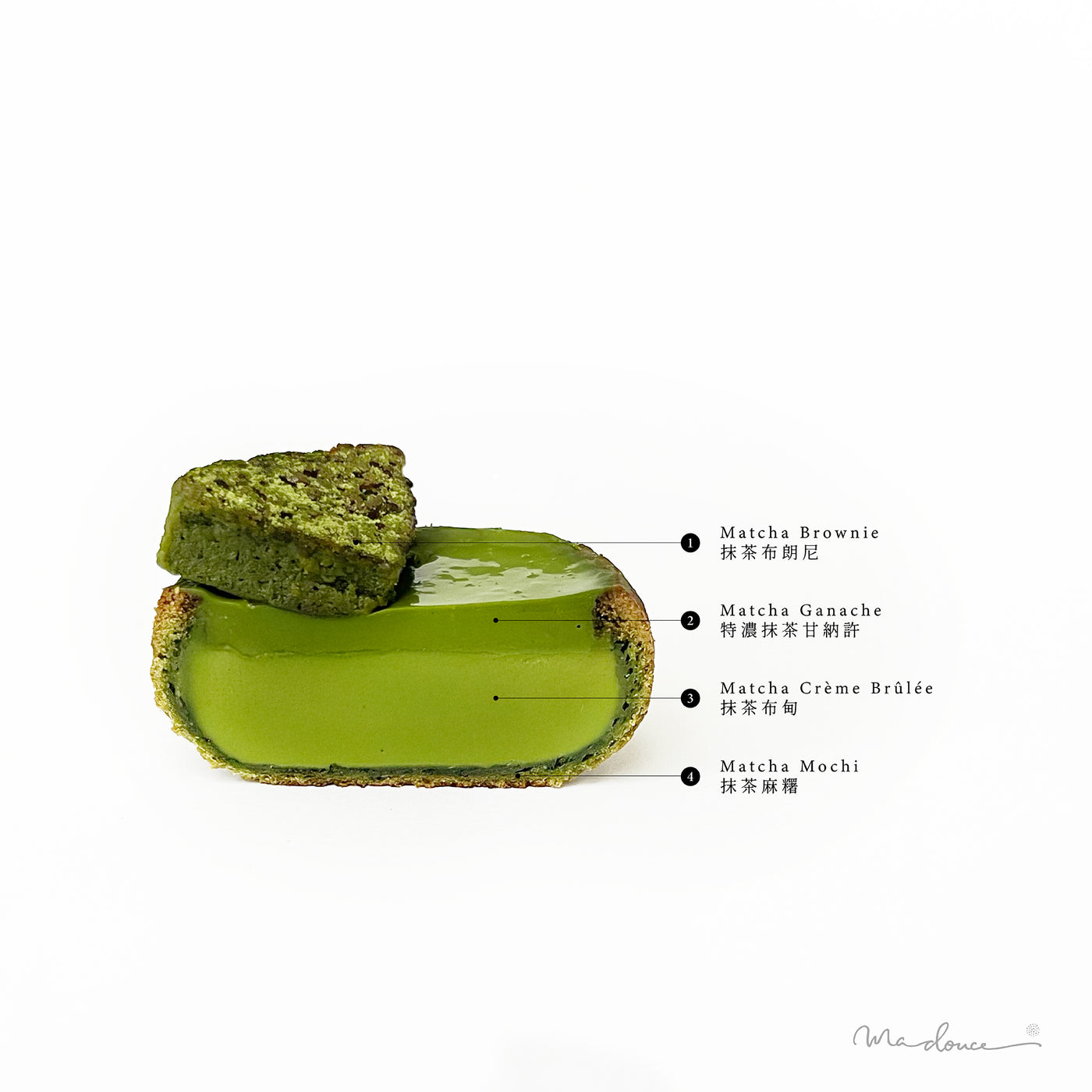 Matcha Crème Brûlée Mochi