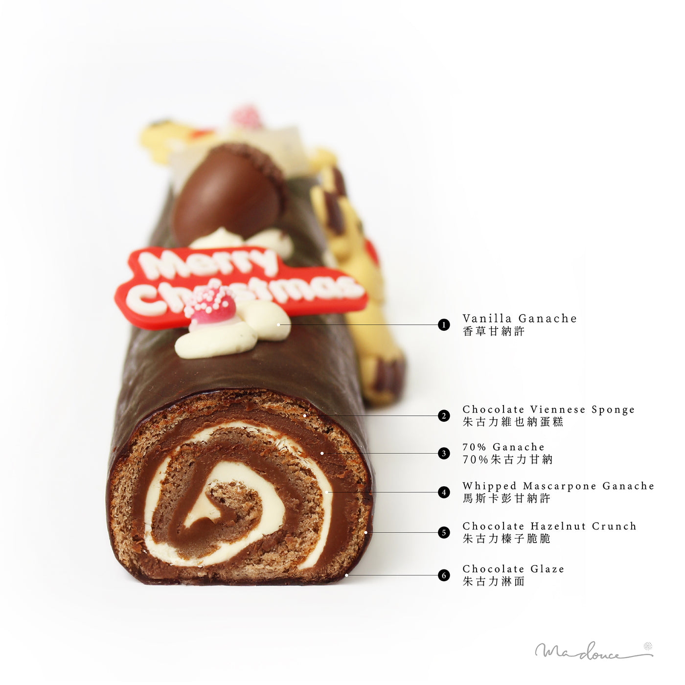 聖誕朱古力卷蛋